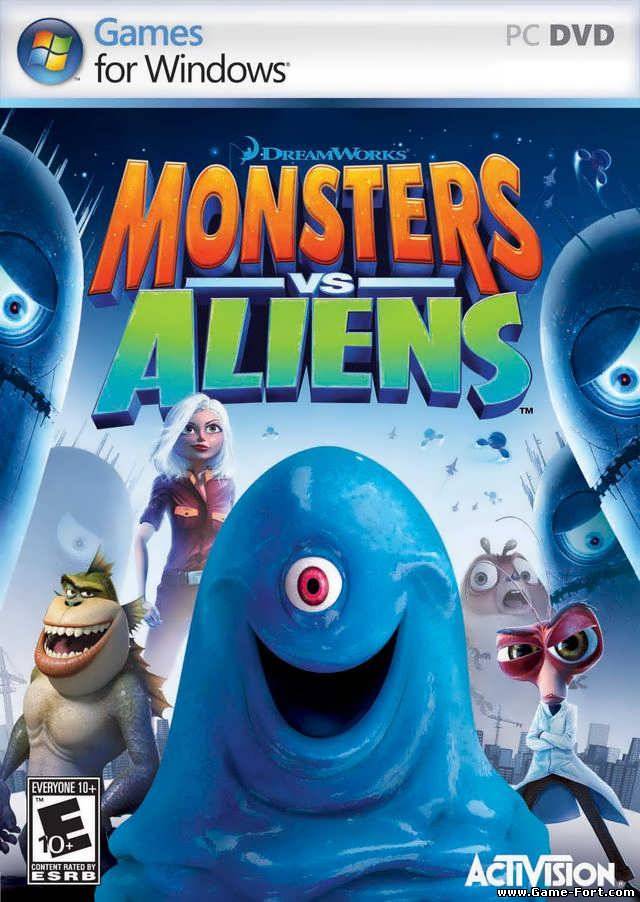 Скачать Монстры против пришельцев / Monsters vs. Aliens:The Videogame через торрент