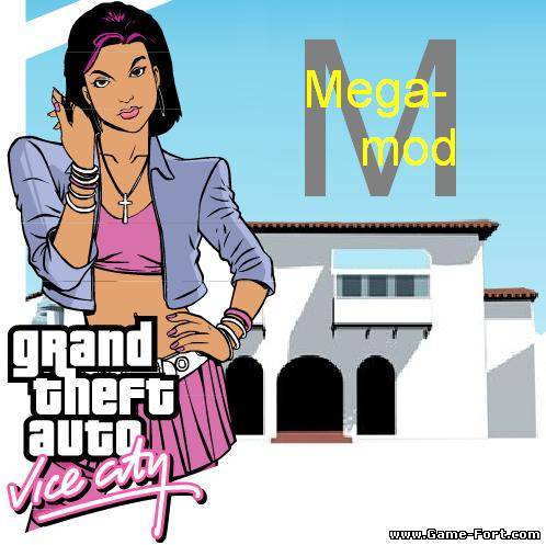 Скачать Grand Theft Auto Vice City Mega Mod через торрент