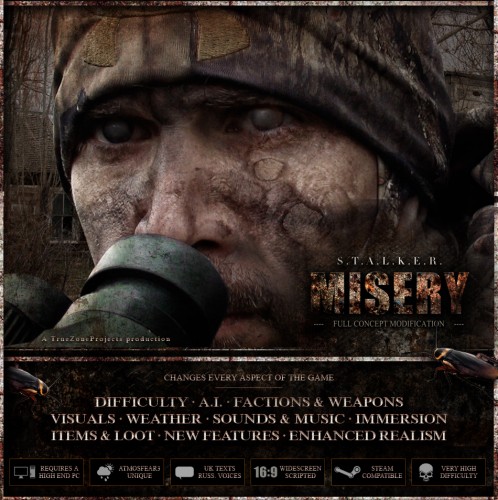 Скачать S.T.A.L.K.E.R.: Call of Pripyat - MISERY через торрент